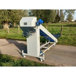 Peseuse ensacheuse KMK WPS 50 - Modèle d'occasion avec tapis chevron PVC et options disponibles