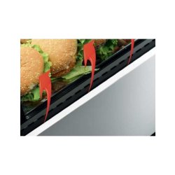 Vitrine canalisable - Froid ventilé, Acier inox - Référence: ONYX 90-2500-N/VD