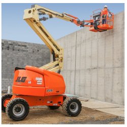 Nacelle articulée diesel JLG - Hauteur de travail 12,33 à 48,15 m - 7 roues motrices et essieu oscillant