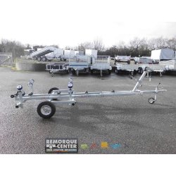 Chariot de mise à l'eau et manutention - remorque cassante - 1 essieu - PTAC : 900Kg - Référence SW700Ma12 - Sun Way