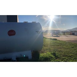 Cuve carburant aviation - 15000L JET-A1 - Réservoir double paroi avec filtration et distribution ATEX