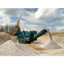Concasseur giratoire Powerscreen Maxtrak 1000 - mobile sur chenilles, capacité jusqu'à 230 t/h