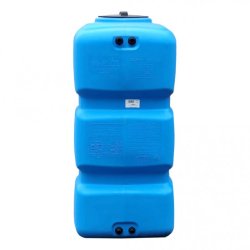 Cuve 800l Aérienne De Récupération D'eau - Réservoir Compact Bleu - Elbi Cpn800