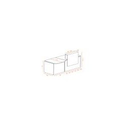 Bureau d'accueil TOPAZE avec PMR - Deskono