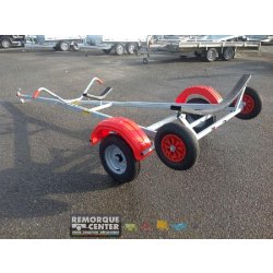 Remorque et chariot de mise à l'eau pour dériveurs - PTAC 350 Kg - Référence D185+C - Mecanorem