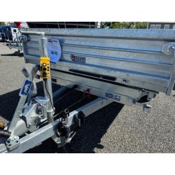 Remorque Tri-benne SARIS - 360 x 176 - PTAC : 3500 kg - 2 Essieux - Freinée - Heavy Duty Reference - K3 360 176 3500 2 HDS E