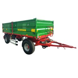 R 50 CSGA - Benne agricole à double essieu - Romsan - Capacité 5000 kg