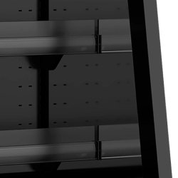 Vitrine réfrigérée pour supermarché Galaxy+ GPL14 Black HC L1500 mm 47725 TEFCOLD