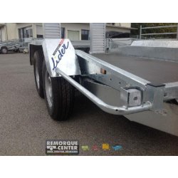 Porte-engin Lider - Timon fixe - PTAC 3500 Kg - 300 x 145 cm - Référence 40860