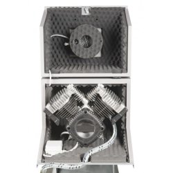 Compresseur Aircraft Airprofi 321/100 Silent - Capot insonorisant, 100L, 82 dB, 2,2 kW - Réf. 2022300