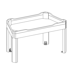 Jardinière accès PMR