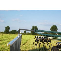 Andaineur Juras 301 DN - 456 DN - Fella Juras - Toupie unique avec tête pivotante - Largeur de travail de 3,40 m à 4,50 m