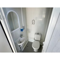 Solution modulaire WC-Douche haut de gamme - Isolation thermique - Dimensions 120x220x250cm