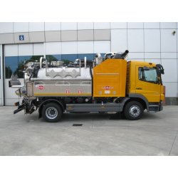 Cap Combi FI - Hydrocureur Cappellotto avec cloison fixe interne - Pompe haute pression et dévidoir pivotant