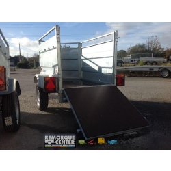 Remorque bétaillère Lider Robust Granada - PTAC : 500 kg - 1 essieu - 250 x 125 cm - Référence 39530