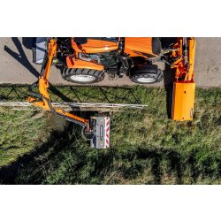 Optima épareuse - Noremat - Visiobra breveté - Hauteur maxi sur haie 5.14 - 6.05 m