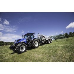 T7.195 S tracteur agricole - New Holland - 190 ch - moteur NEF SCR ECOBlue™ - transmission Power Command™