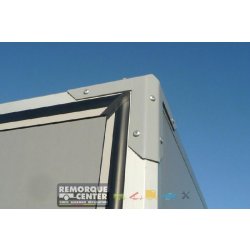 Remorque fourgon LIDER V3 - 2 essieux - freiné - 300x155x177 - PTAC : 2000 kg - Référence 42950