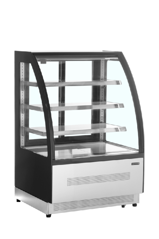 Comptoirs réfrigérés LPD-C - vitre incurvée double vitrage, éclairage LED et système de froid ventilé_4