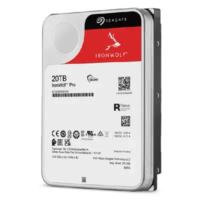 Seagate IronWolf Pro ST20000NT001 disque dur 20 To 7200 tr/min 256 Mo 3.5