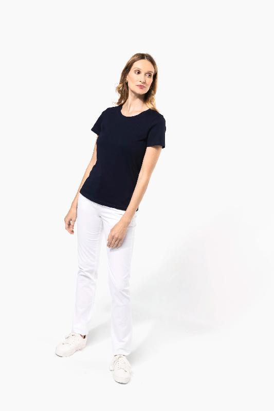 T-shirt Supima col rond manches courtes femme - Réf: PK301 - Kariban Premium - 100% coton peigné_4