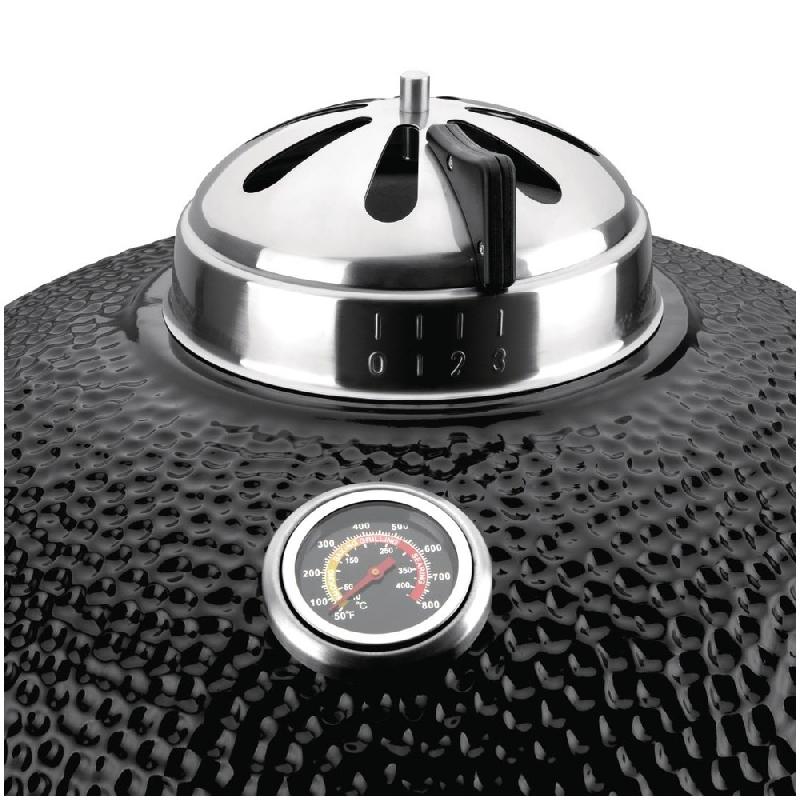 Barbecue kamado sur chariot avec tablettes - Buffalo - DR826_4