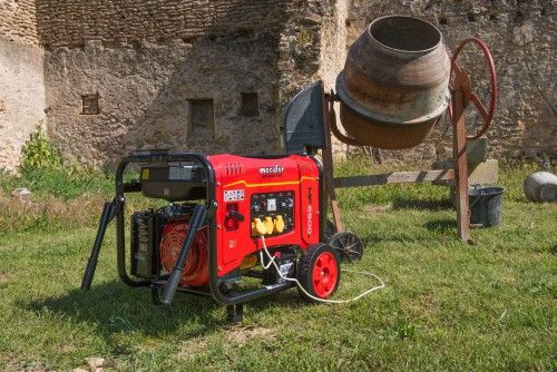 Mf6500e groupe électrogène - Mecafer - 5500W, autonomie 9h, démarreur électrique, transport facile_4