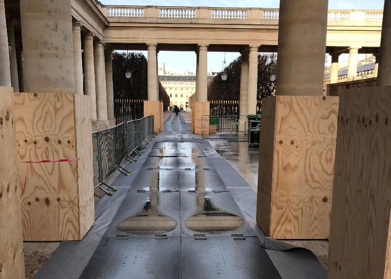Plaques de roulage plastique  pour chemins d'accès, cheminements piétons et plateformes temporaires - disponible en vente et en location - PLAQ'ECO_4