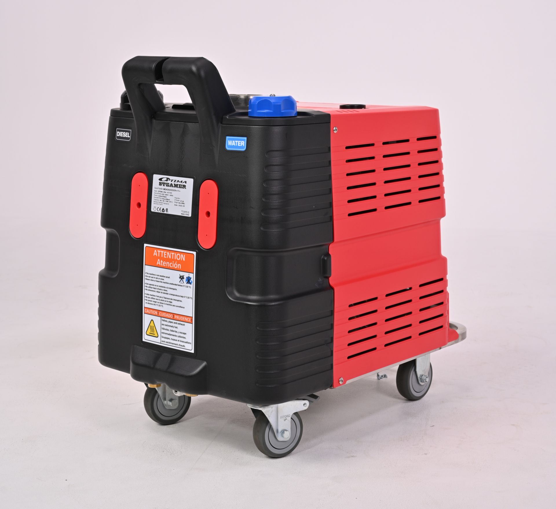 Générateur vapeur sèche et humide compact diesel - Optima Steamer XDm_3