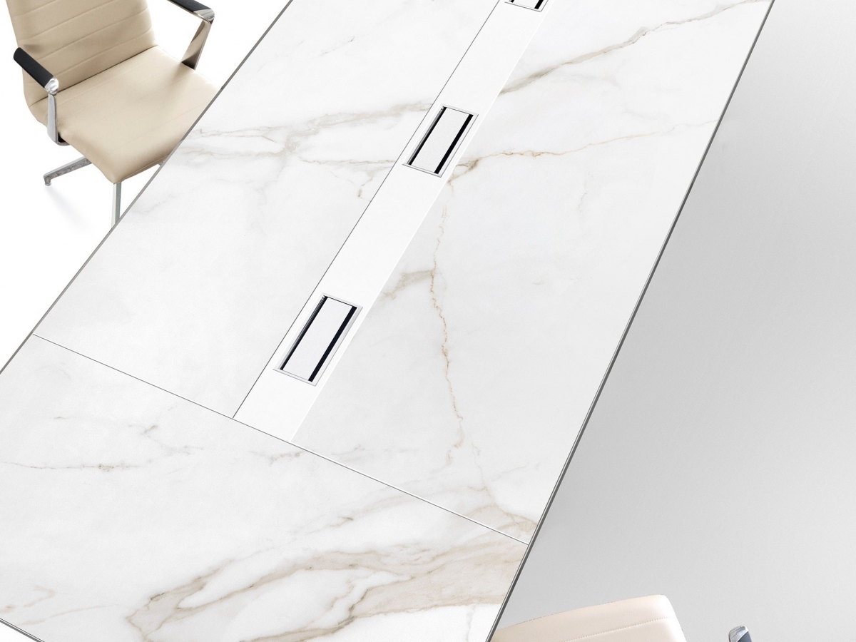 Table de réunion design épuré et élégant - WING et WING GLAMOUR - personnalisable avec finitions variées_4