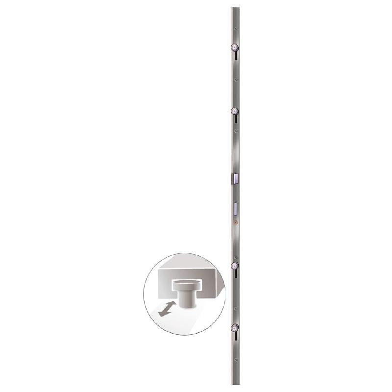 Vidaxl porte d'entrée anthracite 98x200 cm pvc 3157100_4