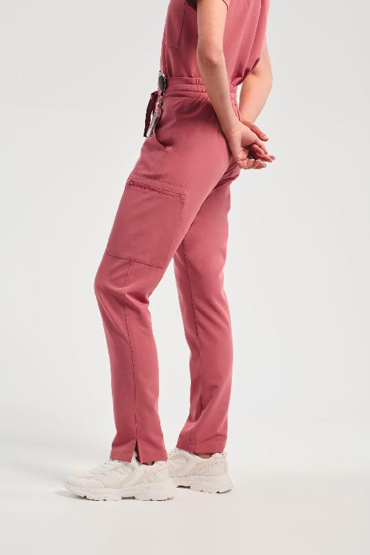 Pantalon cargo stretch femme - Réf: NN600 - Marque Onna - Taille élastiquée et tissu respirant_4