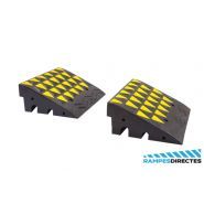 Sku trp2mconf - Rampe de trottoir en caoutchouc recyclé - capacité 15000kg - surface antidérapante et canaux pour câbles_4