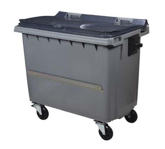 Conteneur Korok 4 Roues 660L - Barre de Manipulation - Disponible en Plusieurs Coloris_4