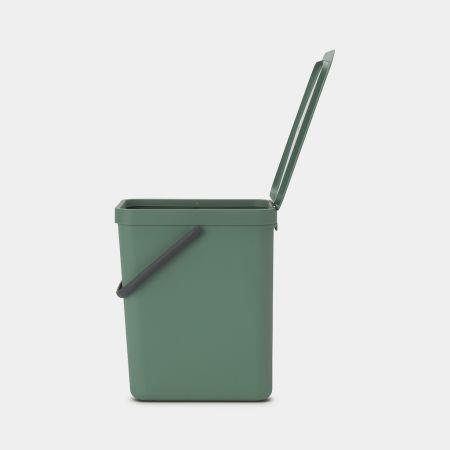 Poubelle Brabantia Sort & Go - 25 litres - Fir Green - Multi-talent - Volume M - Peu encombrante_4
