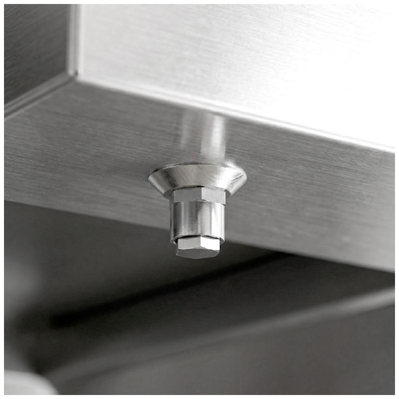 Hotte murale inox statique 1m80 avec filtre et éclairage | Profondeur 900 mm_4
