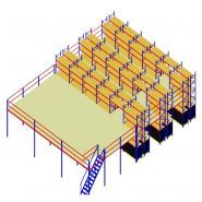 Mezzanine industrielle - Guangzhou Maobang Storage Equipment - hauteur de 6m minimum - pour entrepôts et stockage_4