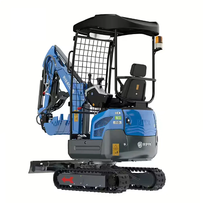 Mini pelle 1500 kg neuve Canopy Rippa R15-5 avec godets_4
