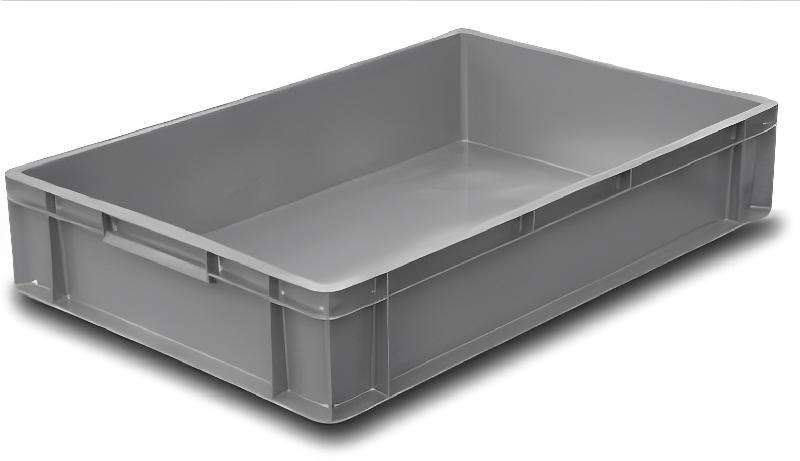 Bac gerbable 600 x 400 - Fond plein, Parois pleines ou ajourées - PEHD - Norme Europe_4