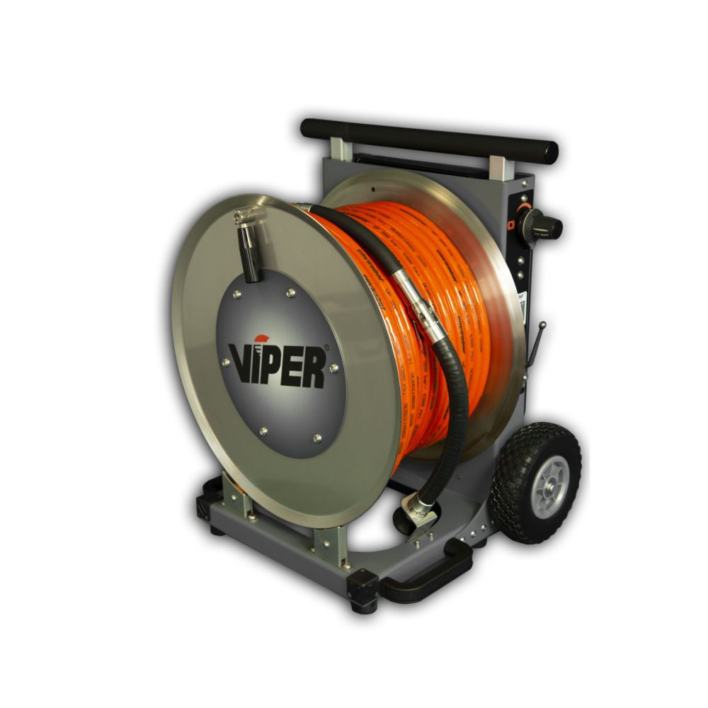Caméra de curage haute pression orientable - Hydrocureuse avec caméra Full HD et tuyau 60m - Viper Compact_4