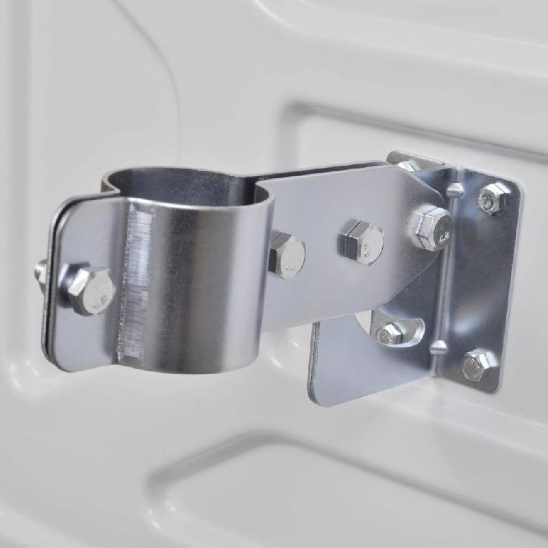 Vidaxl miroir de trafic convexe rectangulaire 40x60cm avec réflecteurs 141682_4