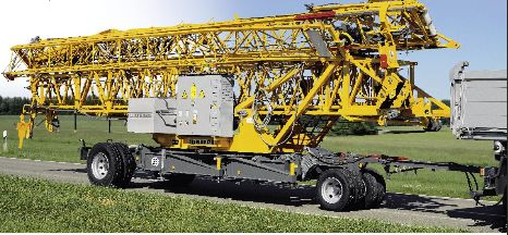 Grue 42 K.1 avec capacité de levage à portée maximale de 1 200 kg