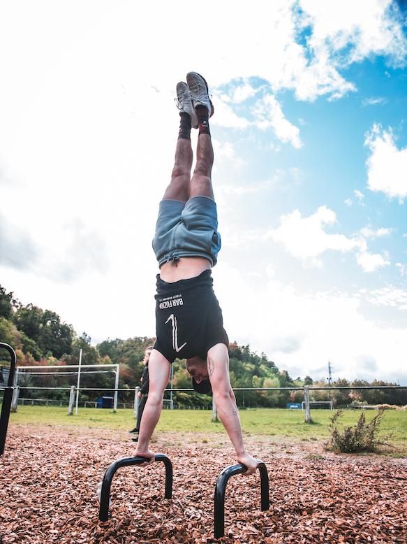 Parallettes basses - Gamme Street Workout DAMAPRO_4