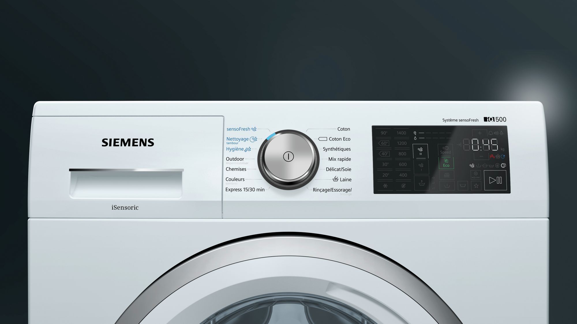 Wm14t709ff IQ500 - Lave-linge professionnel BSH Electroménager - 1400 trs/min avec système sensoFresh et écran LED multiTouch_4