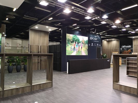 Stand esthétique et économique en aluminium modulaire