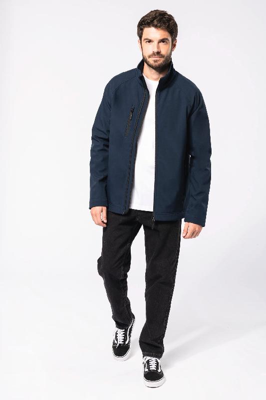 Veste softshell écoresponsable 3 couches unisexe - Réf : K427 - Imperméable 8000 mm et respirante 3000 g/m² - Polyester recyclé_4