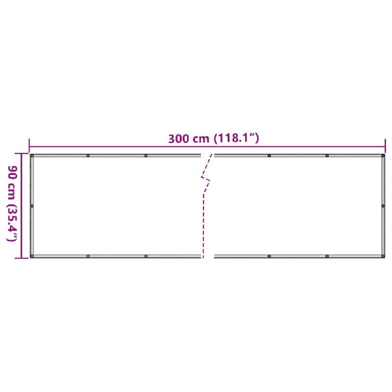 Vidaxl écran d'intimité de jardin aspect pierre de rebord gris pvc 4005468_4