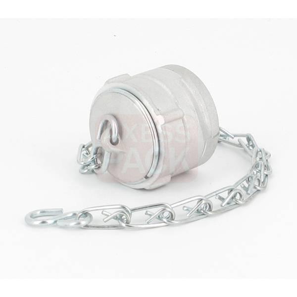 Bouchon avec verrou + chainette Ø 32 mm - Alu_4