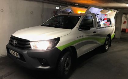 Hydrocureur Rivard Bora avec charge utile adaptée aux interventions