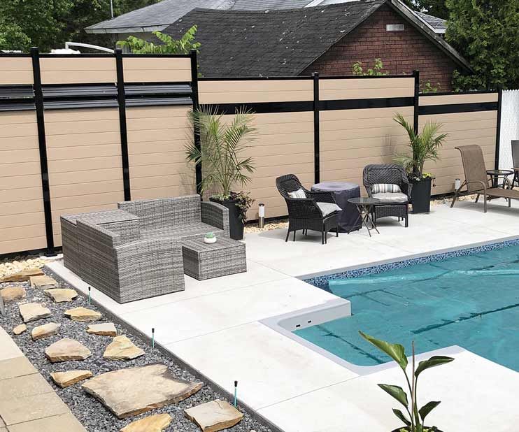 Clôture extérieure Ezfence Elite avec durabilité à long terme